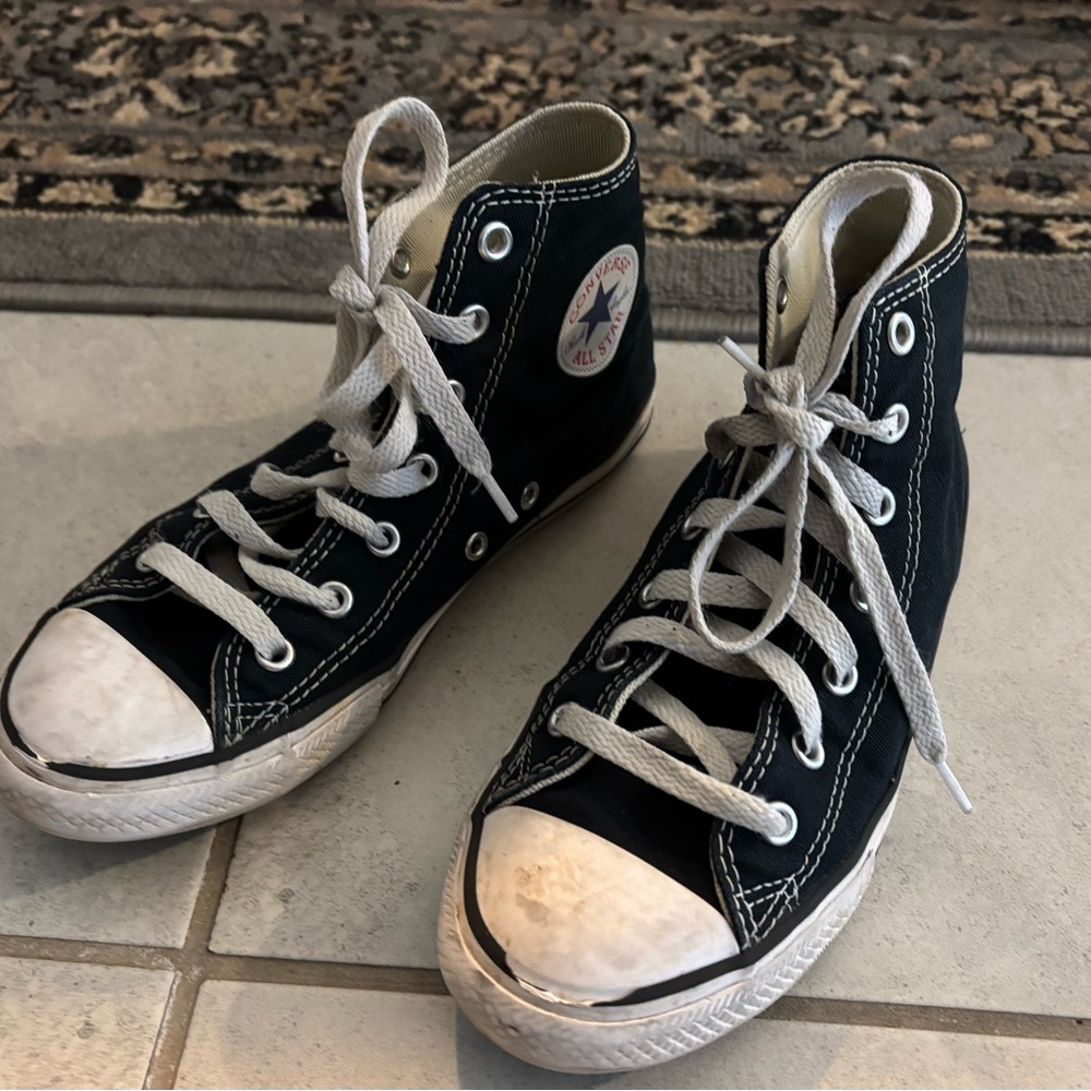 Converse Kids Black High-Top Sneakers